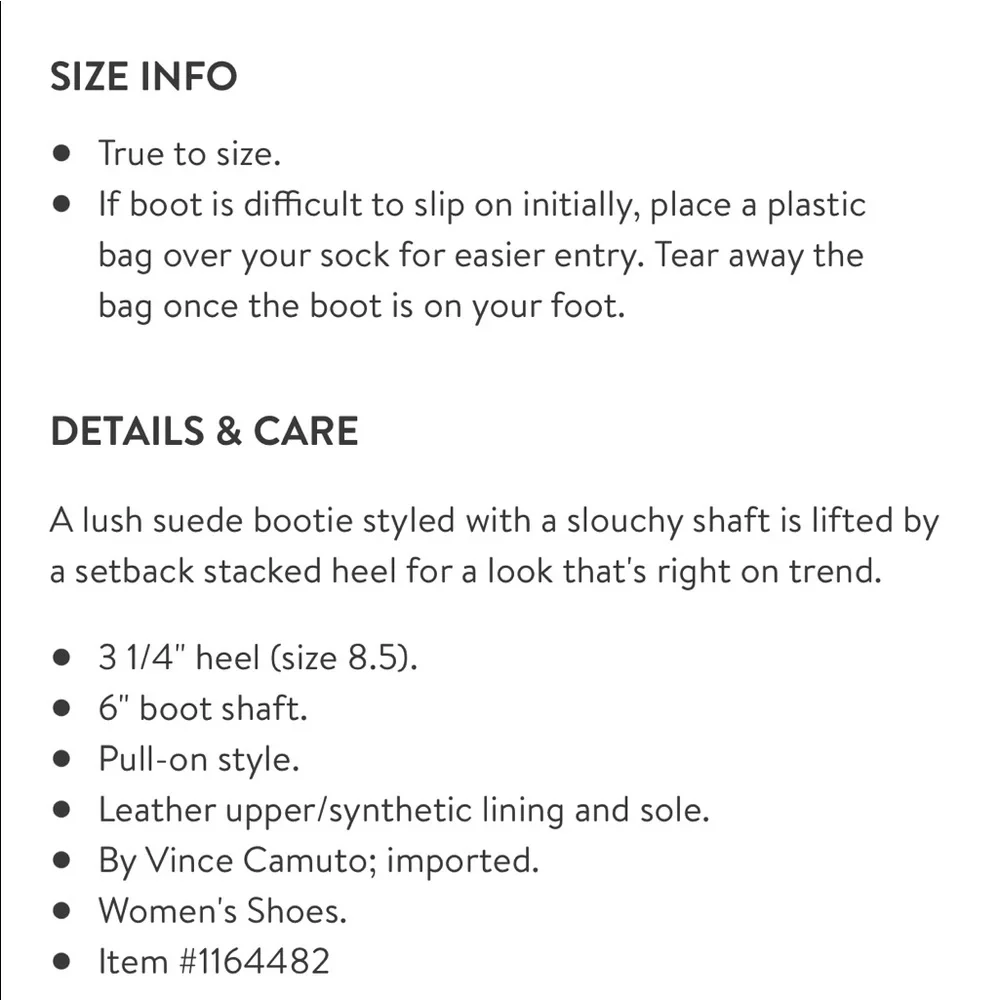 Vince Camuto Parka Suede Booties 9 Neutral Classic Casual  Bohemian Slouchy Boho - Picture 15 of 16